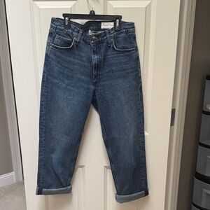 rag & bone Harlow Mid-Rise Ankle Straight Jeans